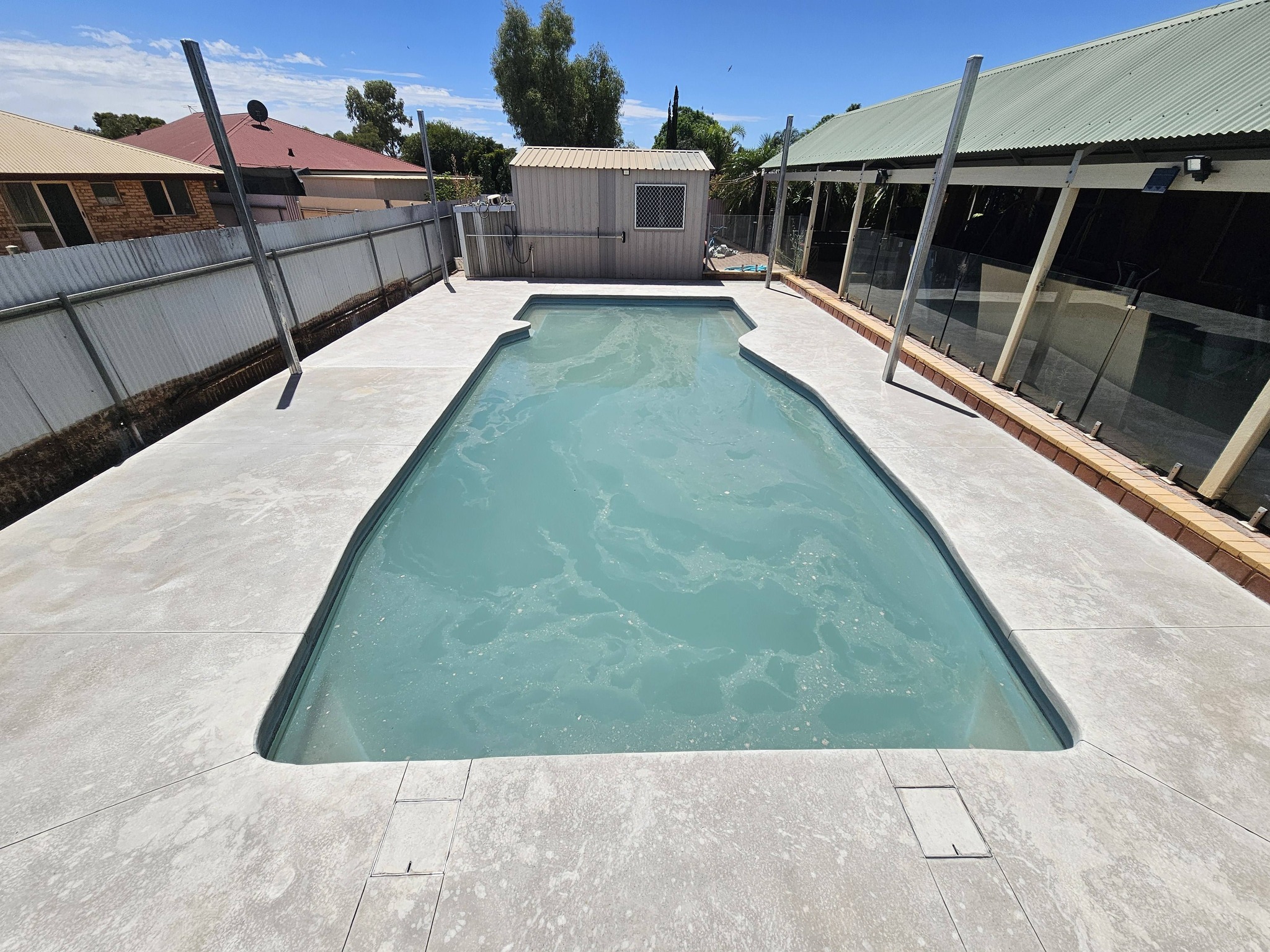 Pool surround after